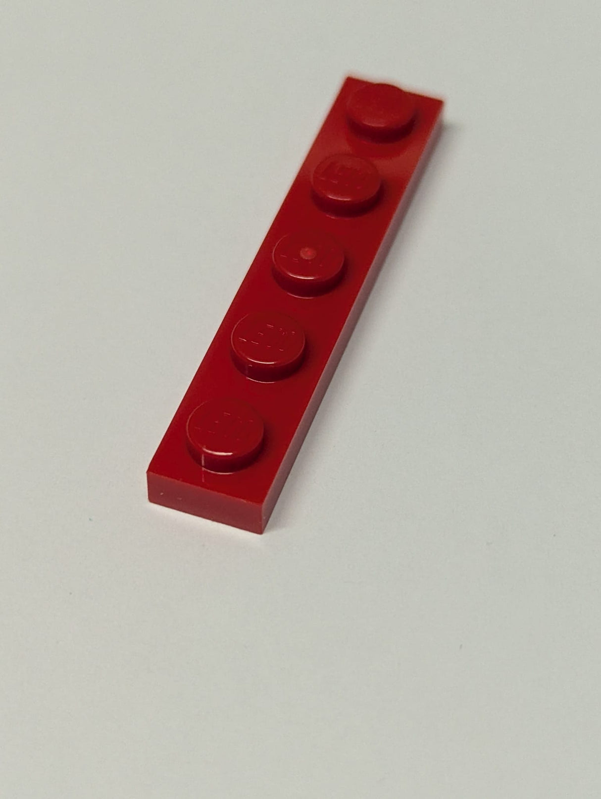 NEU Plate 1 x 5 rot red