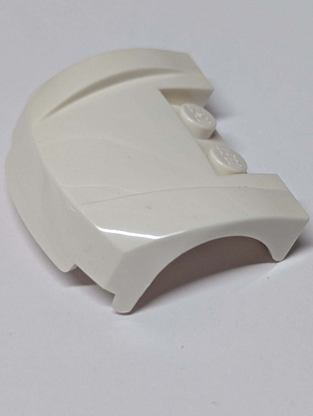 NEU Vehicle, Mudguard 3 x 4 x 1 2/3 Curved Front weiss white