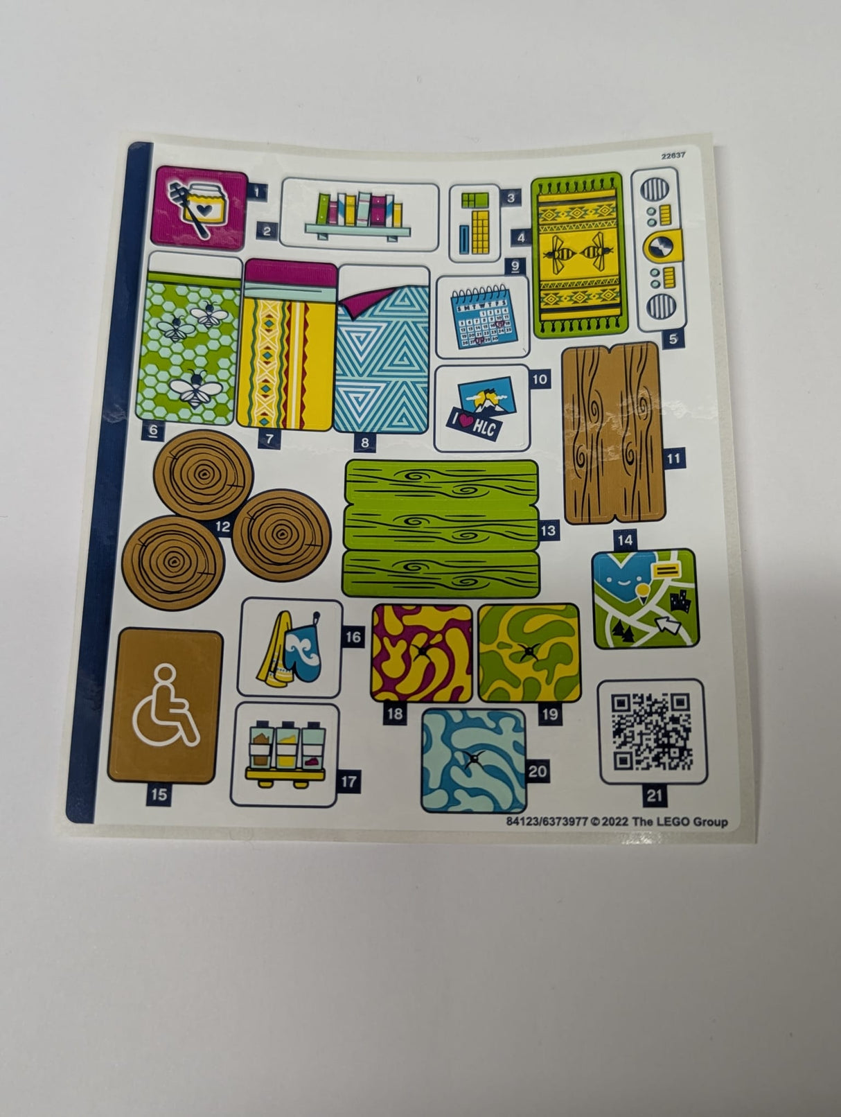 NEU Sticker Sheet for Set 41703 - (84123/6373977)