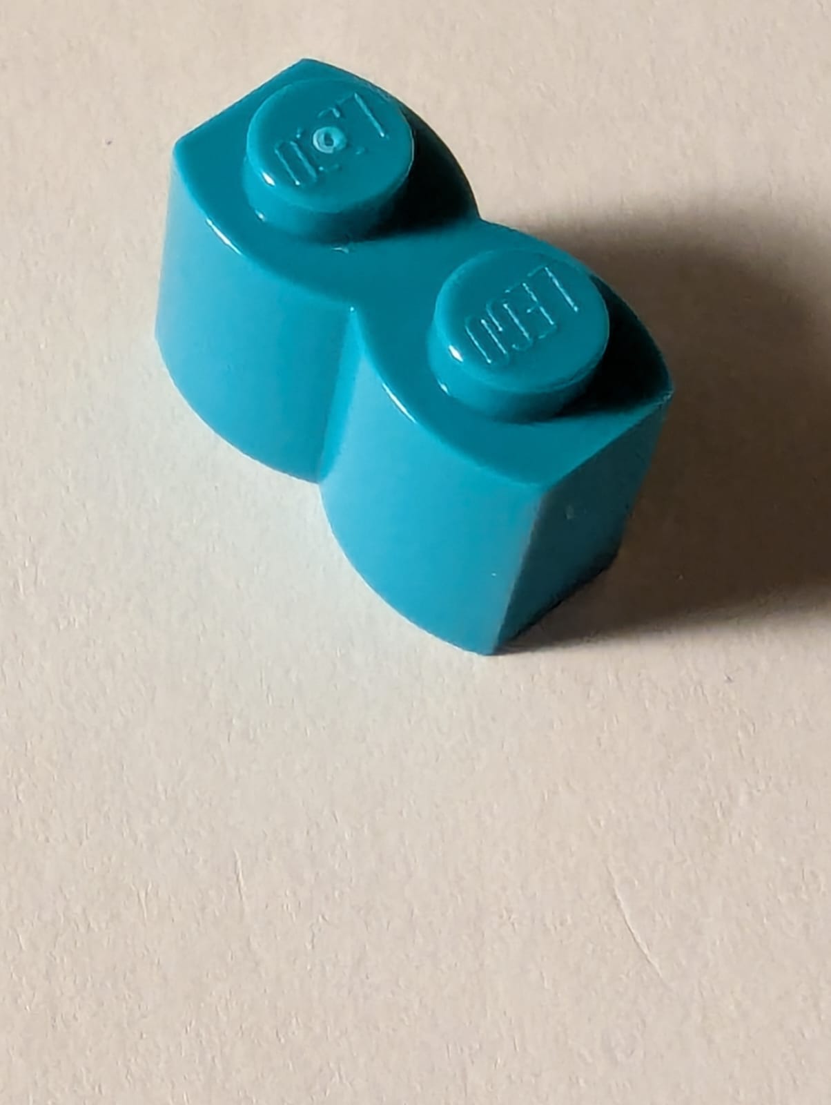NEU Stein, modifiziert 1 x 2 Palisaden Profil türkis