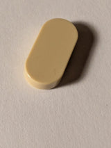 NEU Fliese, Rund 1 x 2 Oval beige