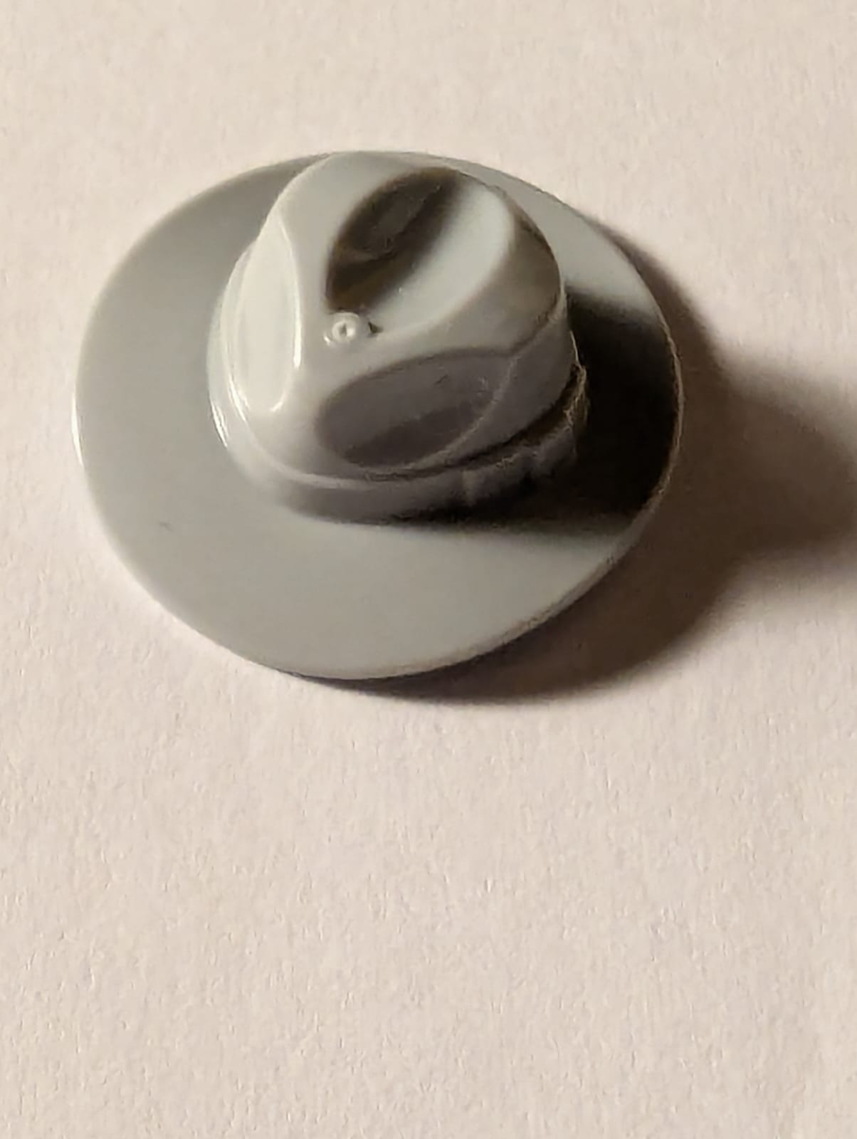 NEU Minifigur Kopfbedeckung, Cowboyhut Outback Style neuhellgrau