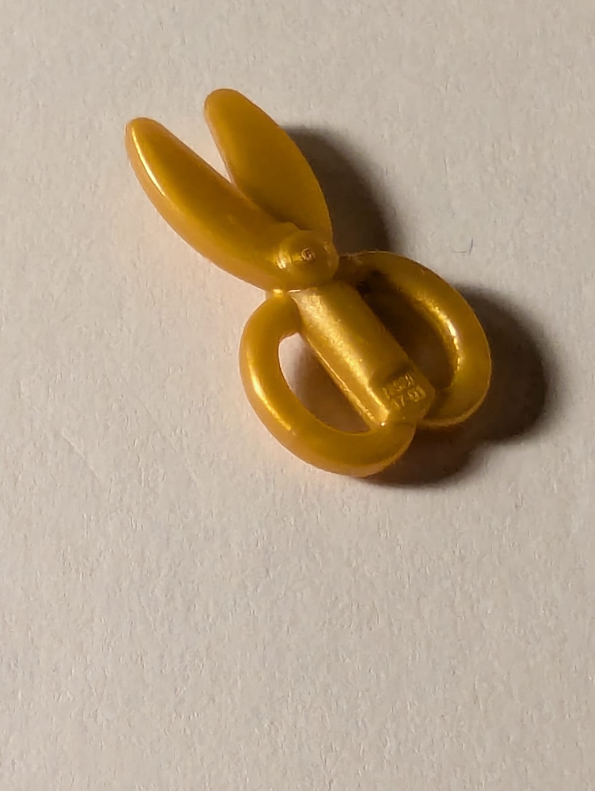 NEU Minifigur, Zubehör Schere pearlgold