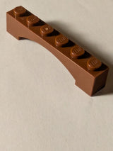 NEU Bogenstein 1 x 6 mit Absatz neubraun