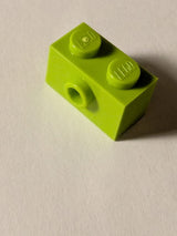 NEU Stein, modifiziert 1 x 2 mit Noppe an einer Seite lindgrün