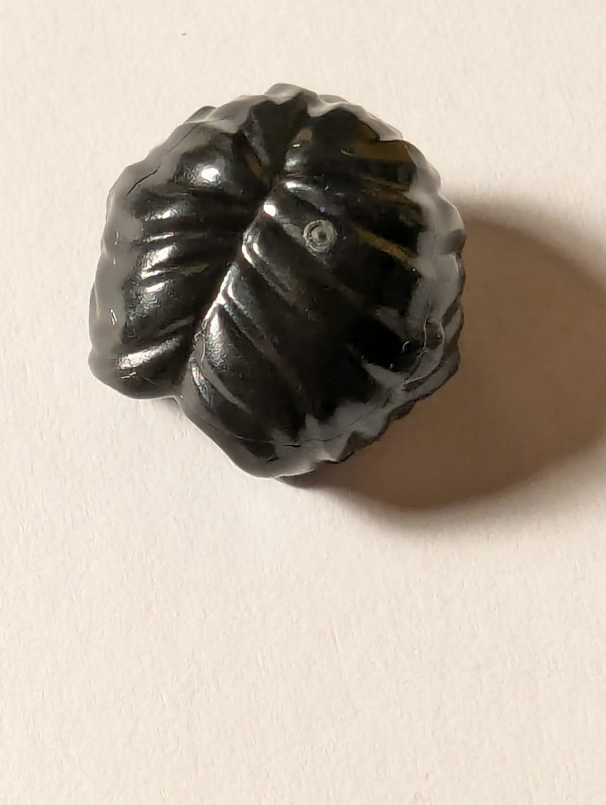 NEU Minifigur, kurzes welliges Haar, rechts gescheitelt schwarz
