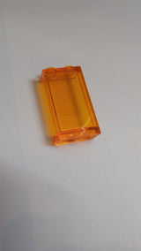 1x2x3 Panel mit seitlichen Stützen - Hohlständer transparent orange