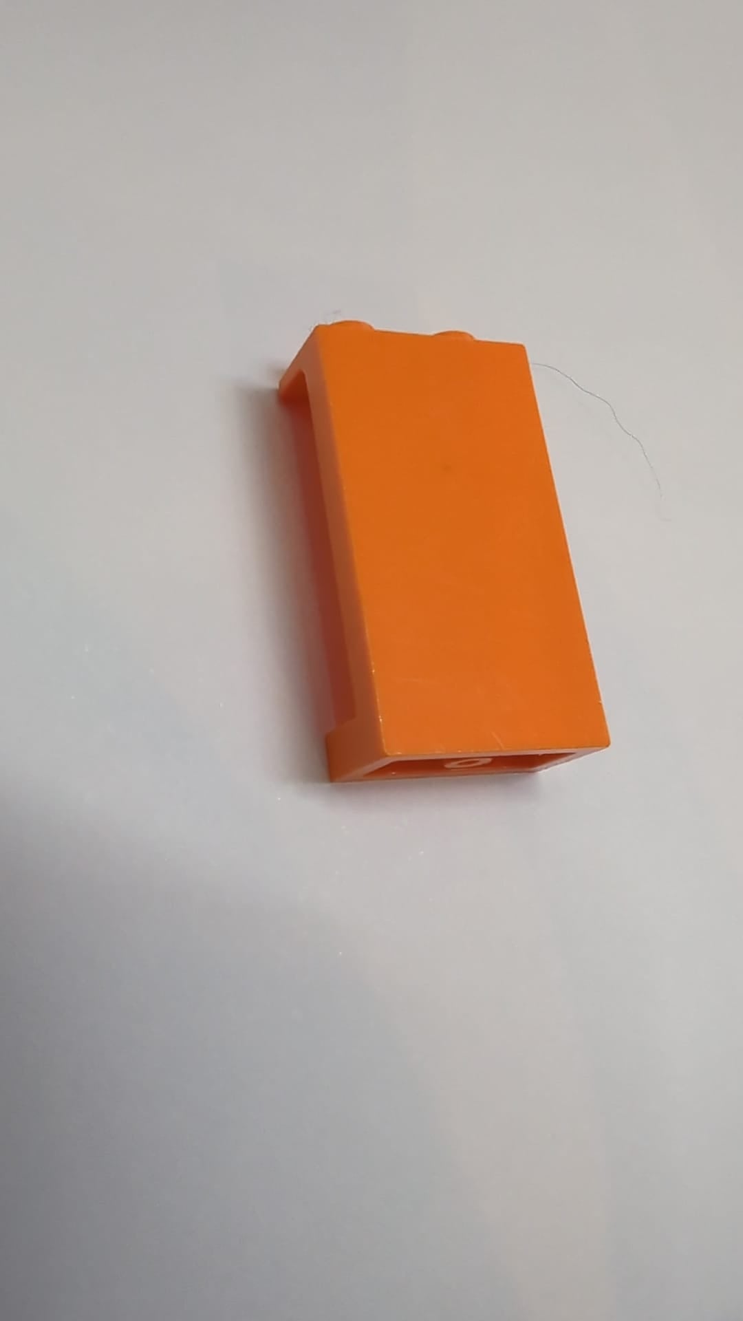 1x2x3 Paneel mit seitlichen Stützen - Hohlständer orange