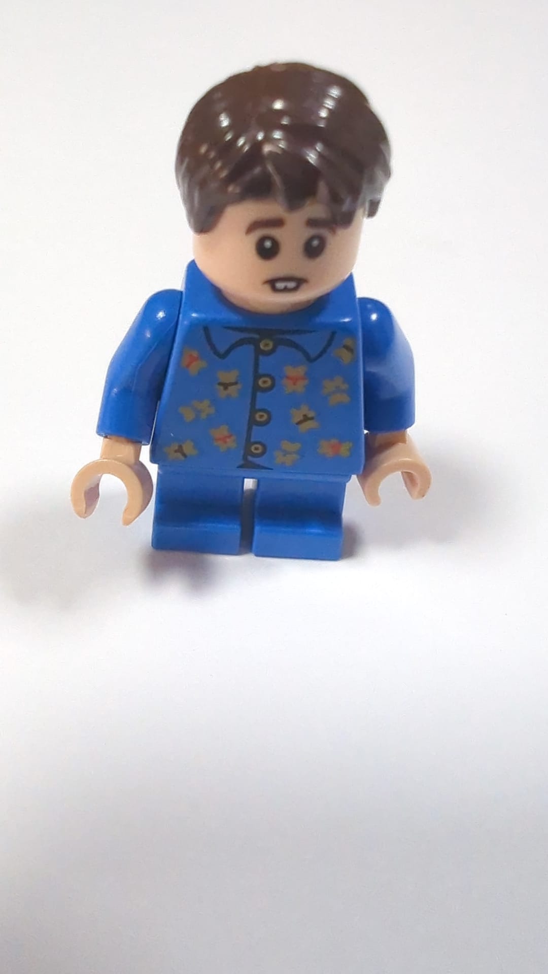 NEU Minifigur Neville Longbottom - Blaue Teddy-Bären-Pyjamas