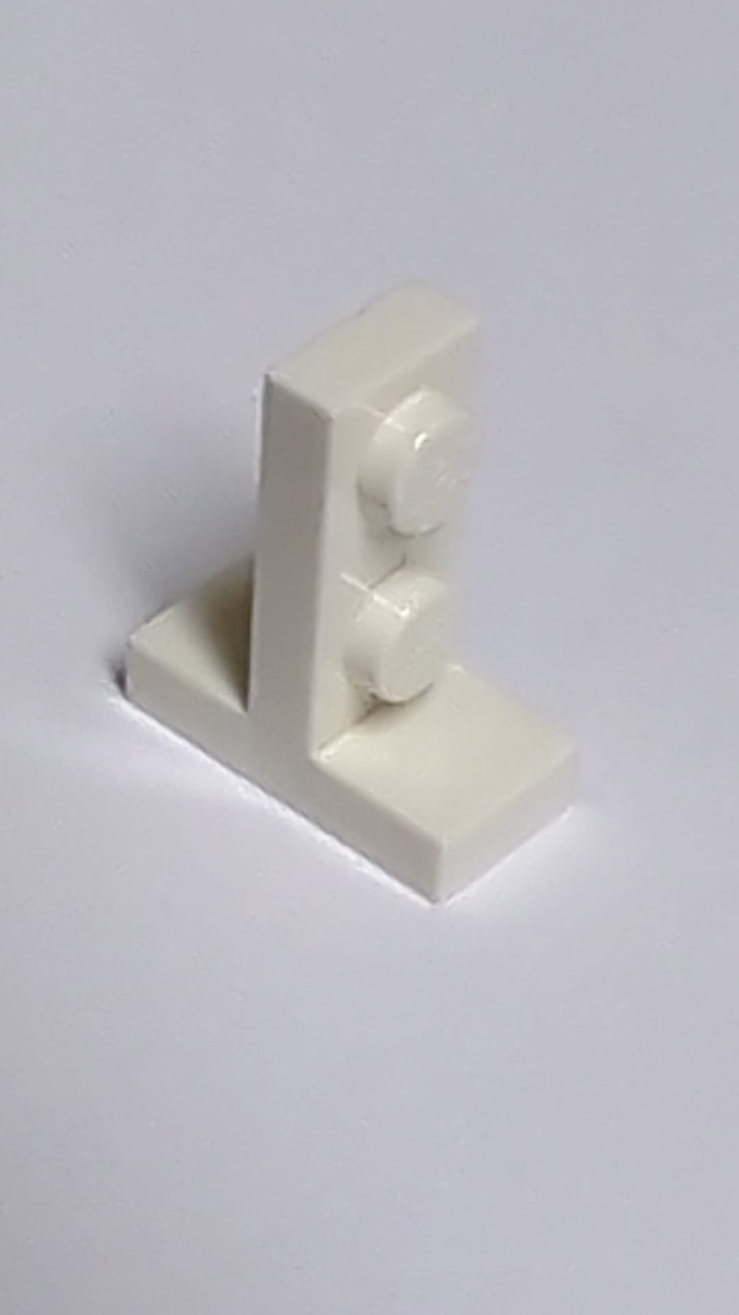 NEU Klammer 1 x 2 - 2 x 1 zentriert weiß