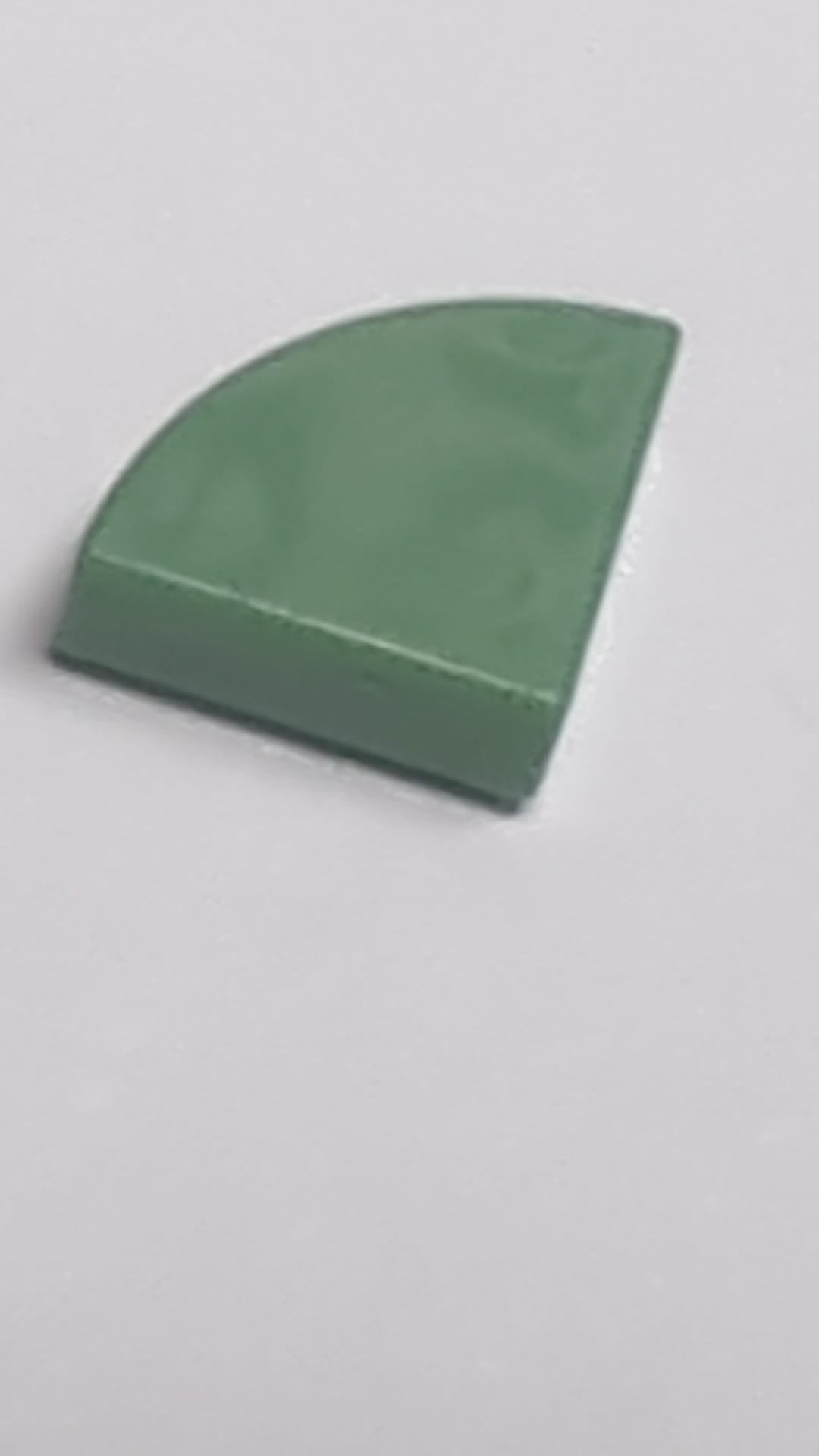 NEU Fliese, Rund 1 x 1 Viertel sandgrün
