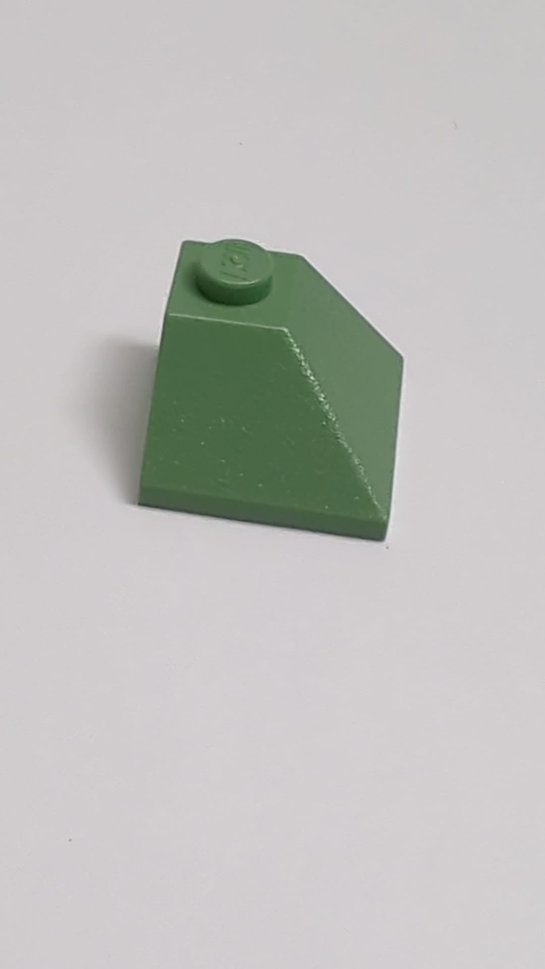 2x2 Schräge 45 Doppelkonvexe Ecke sandgrün