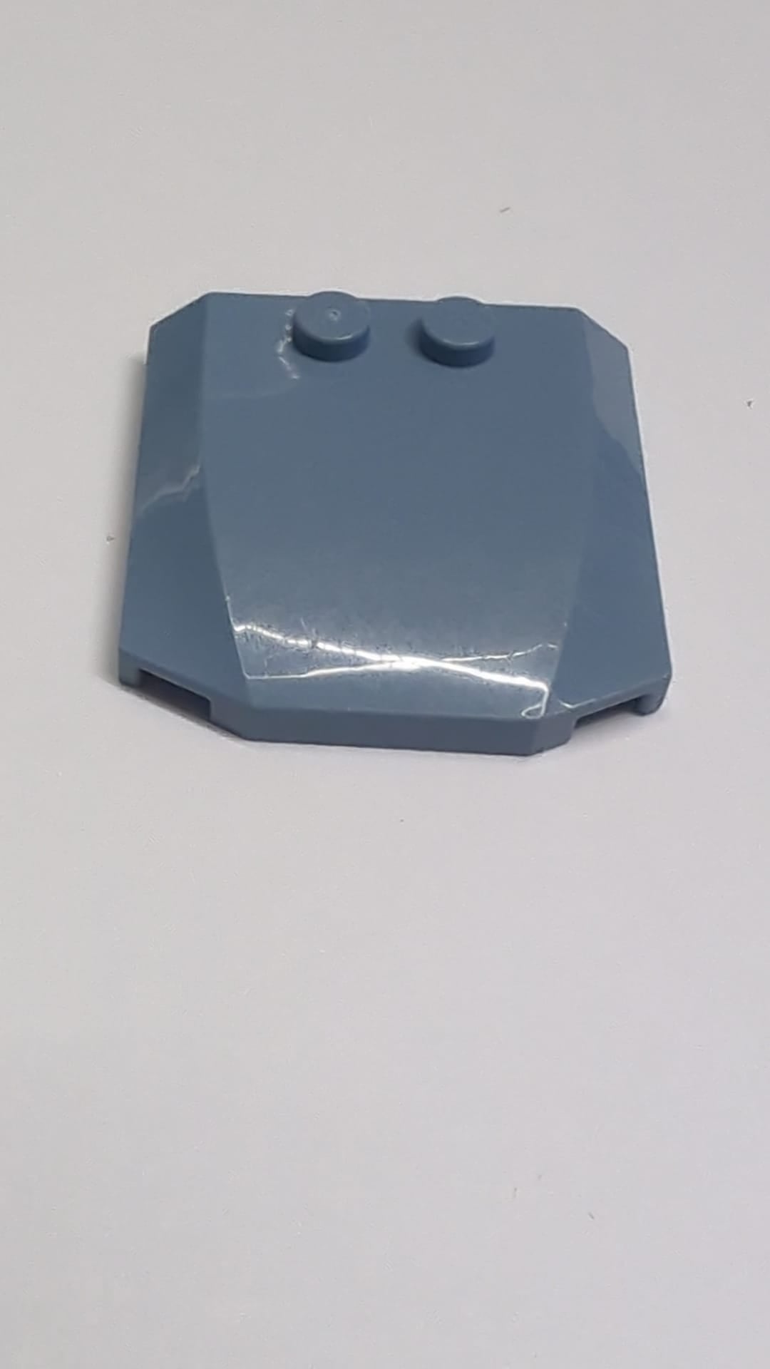 Keil 4 x 4 x 2/3 Dreifach gebogen sandblau