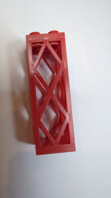 Trägerstütze 2x2x5 Gitterpfeiler rot