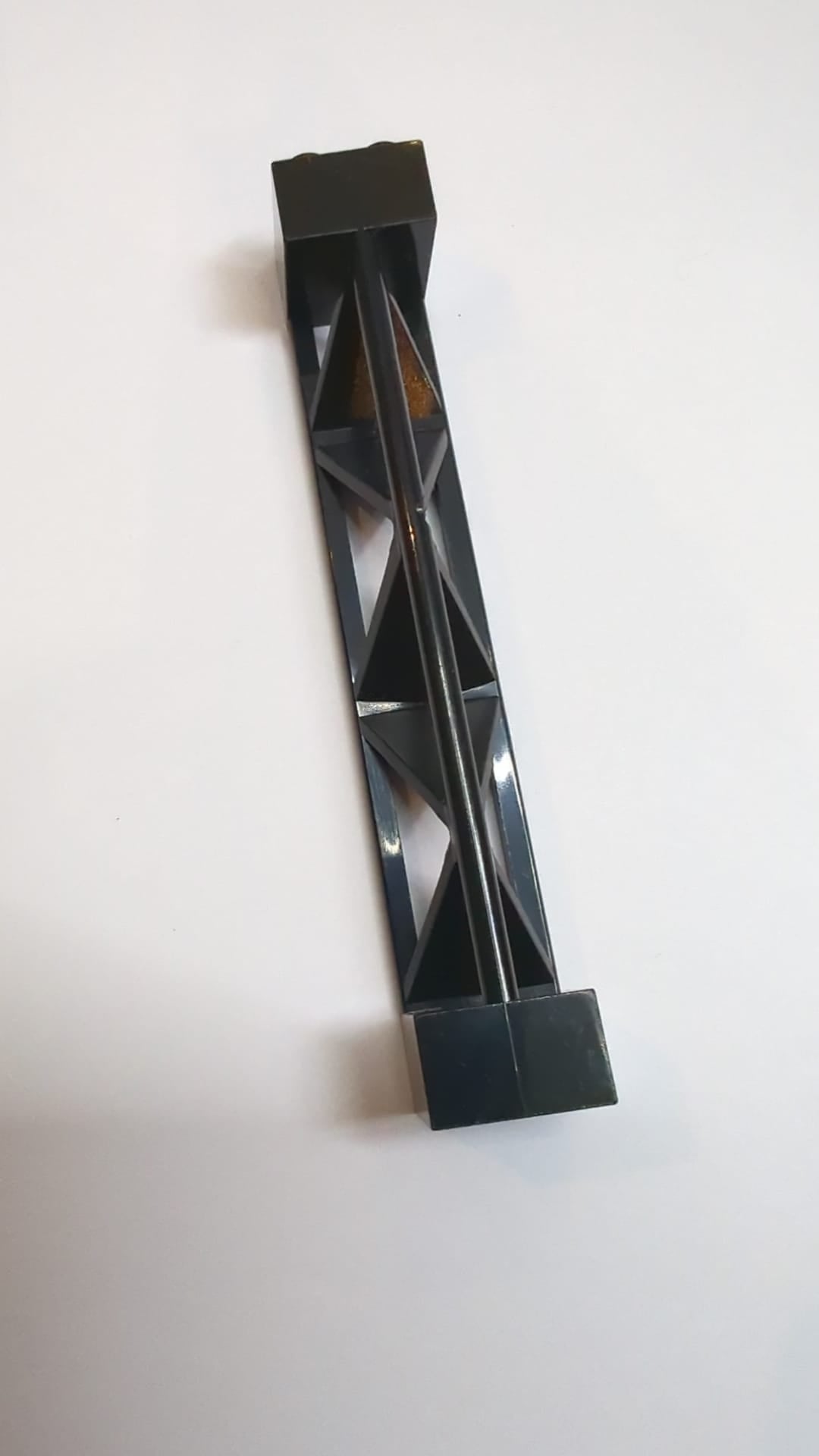 2x2x10 Stütze ohne Achsloch, Träger, Pfosten schwarz