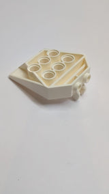 1x4x3 2/3 Container Tür mit 4 Pinlöchern und 2 Fingern weiß