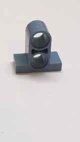 1x2x1 2/3 Pinverbinder Platte mit 2 Löchern sandblau