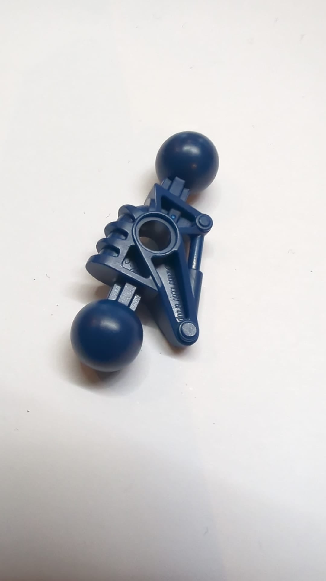 Bionicle Toa Metru Arm Unterer Abschnitt mit 2 Kugelgelenken dunkelblau