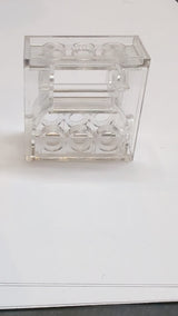 Technik, Getriebe 2x4x3 1/3 transparent weiß