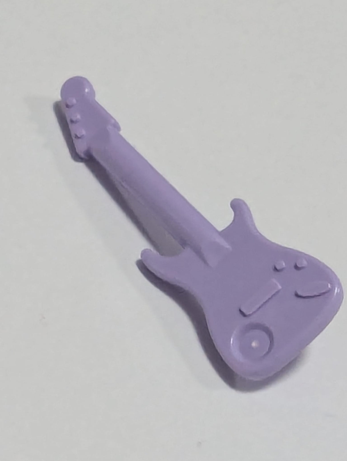 NEU Minifigur, Utensil, Musikinstrument, E-Gitarre helllavendel