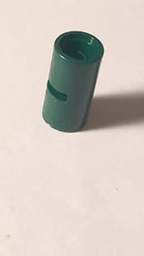 NEU Technic, Pin Connector Round 2L with Slot (Pin Joiner Round) dunkelgrün dark green