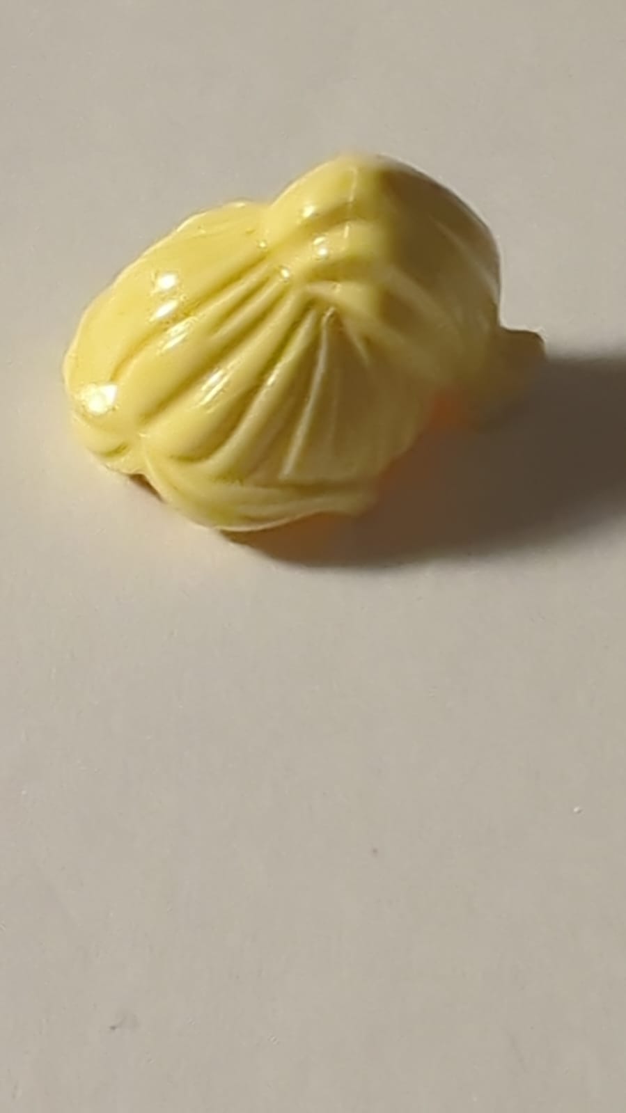 NEU Minifigur, weibliche Frisur mit Pferdeschwanz und zur Seite gekehrtem Pony hellgelb