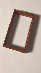 NEU Türrahmen 1 x 4 x 6 mit 2 Löchern oben und unten neubraun
