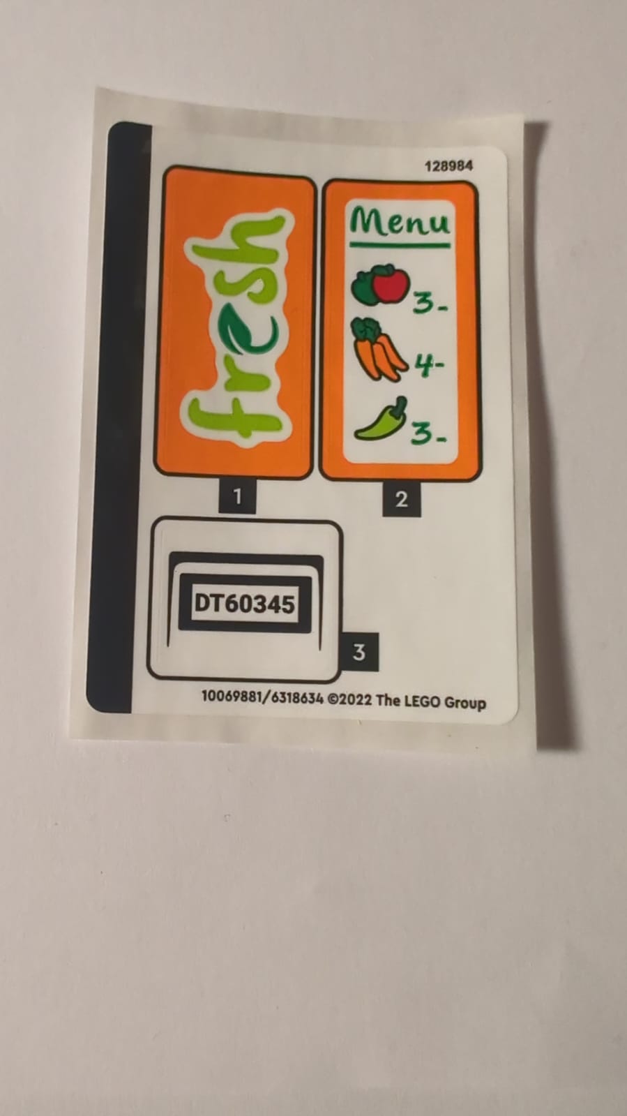 NEU Sticker Sheet for Set 60345 - (10069881/6318634)