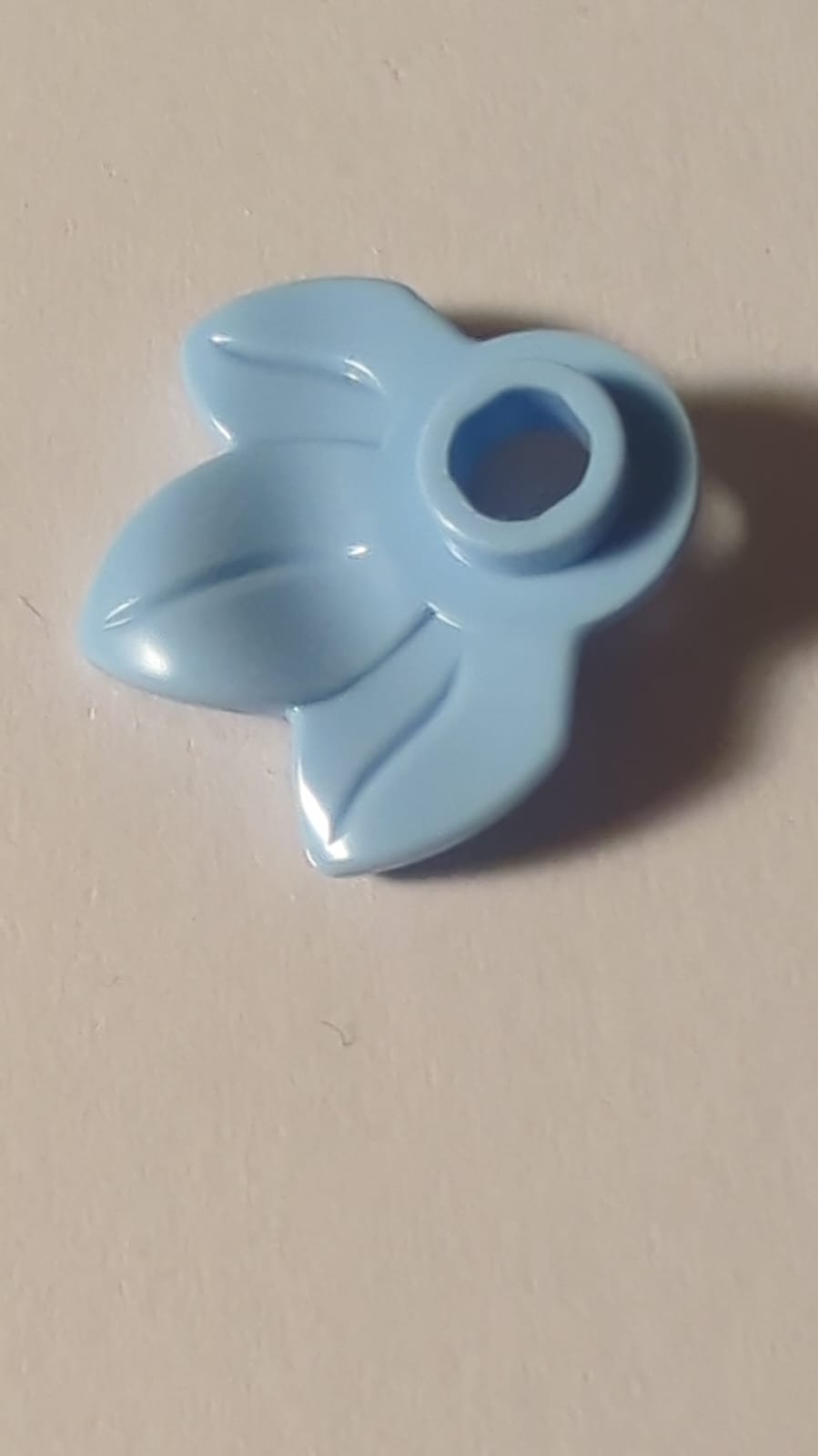 NEU 1 x 1 Pflanzenblatt 3fach hellblau