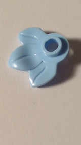 NEU 1 x 1 Pflanzenblatt 3fach hellblau