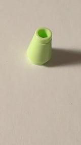 NEU Cone 1 x 1 with Top Groove mintgrün