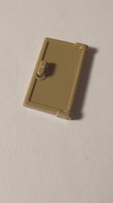 NEU Tür 1 x 2 x 3 mit vertikalem Griff dunkelbeige
