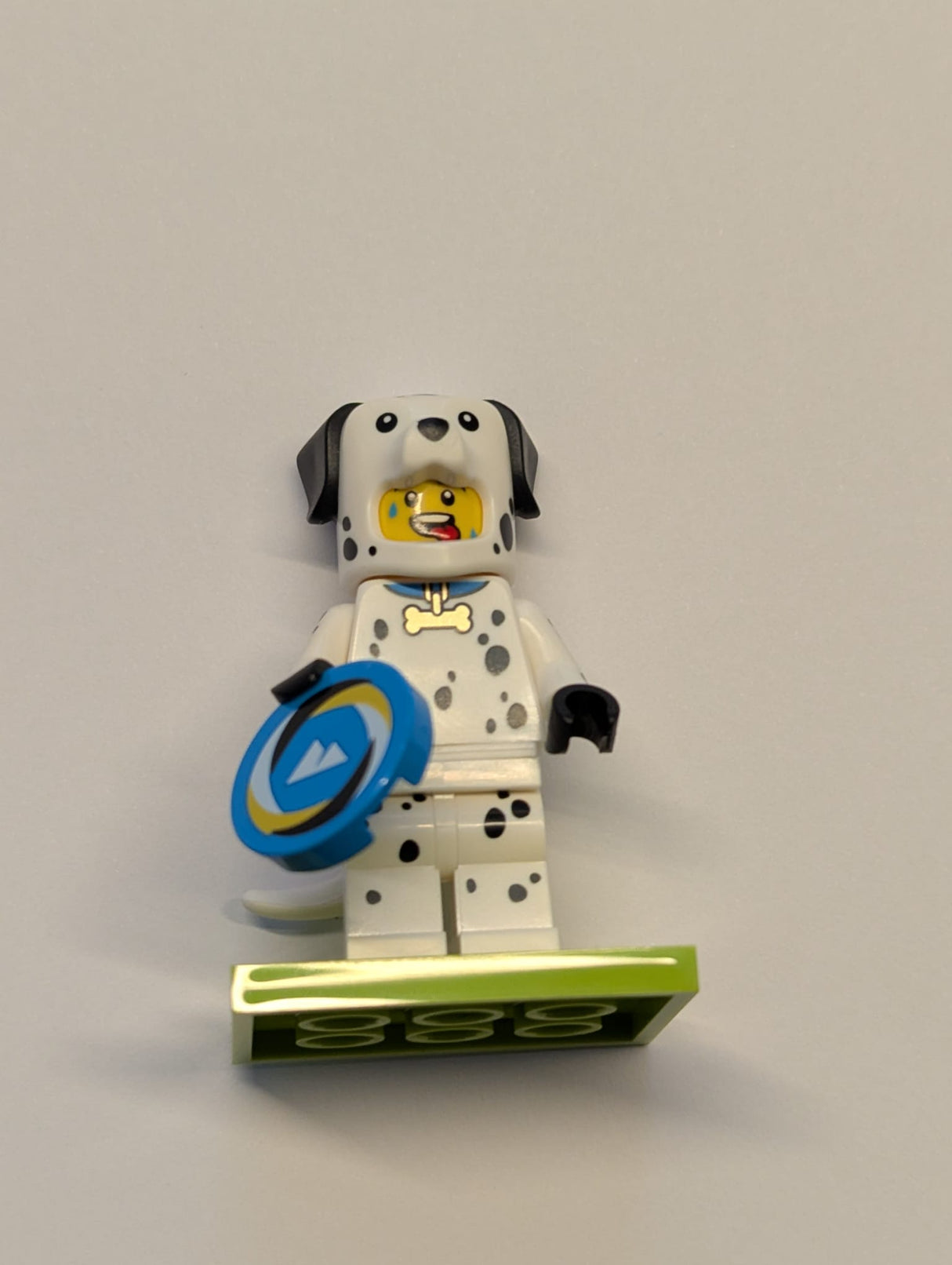 NEU Minifigur im Dalmatiner Kostüm mit Stand und Zubehör, Series 28 col28-7 (col467)
