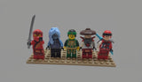 Bunte Tüte mit diesen 5 Minifiguren aus dem Bereich Ninjago njo08