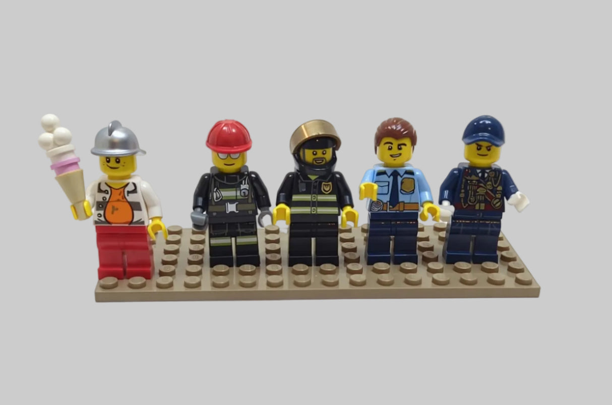 Bunte Tüte mit diesen 5 Minifiguren aus dem Bereich City cty81