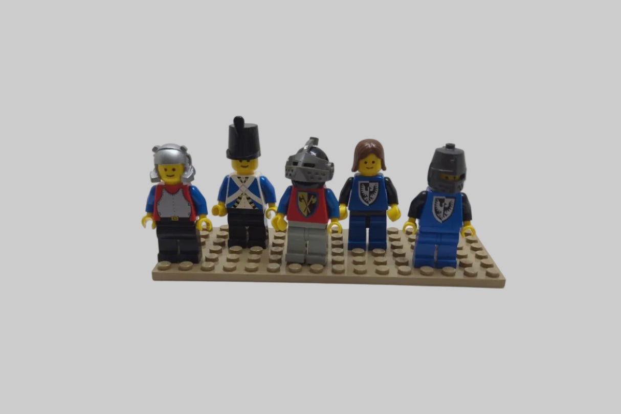 Bunte Tüte mit diesen 5 Minifiguren aus dem Bereich Castle cas08