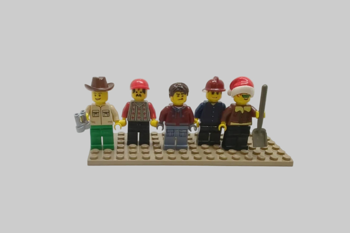 Bunte Tüte mit diesen 5 Minifiguren aus dem Bereich City cty107