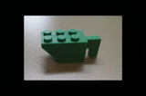 Halter mit Noppen 2x3 für Skadis 3D dunkelgrün