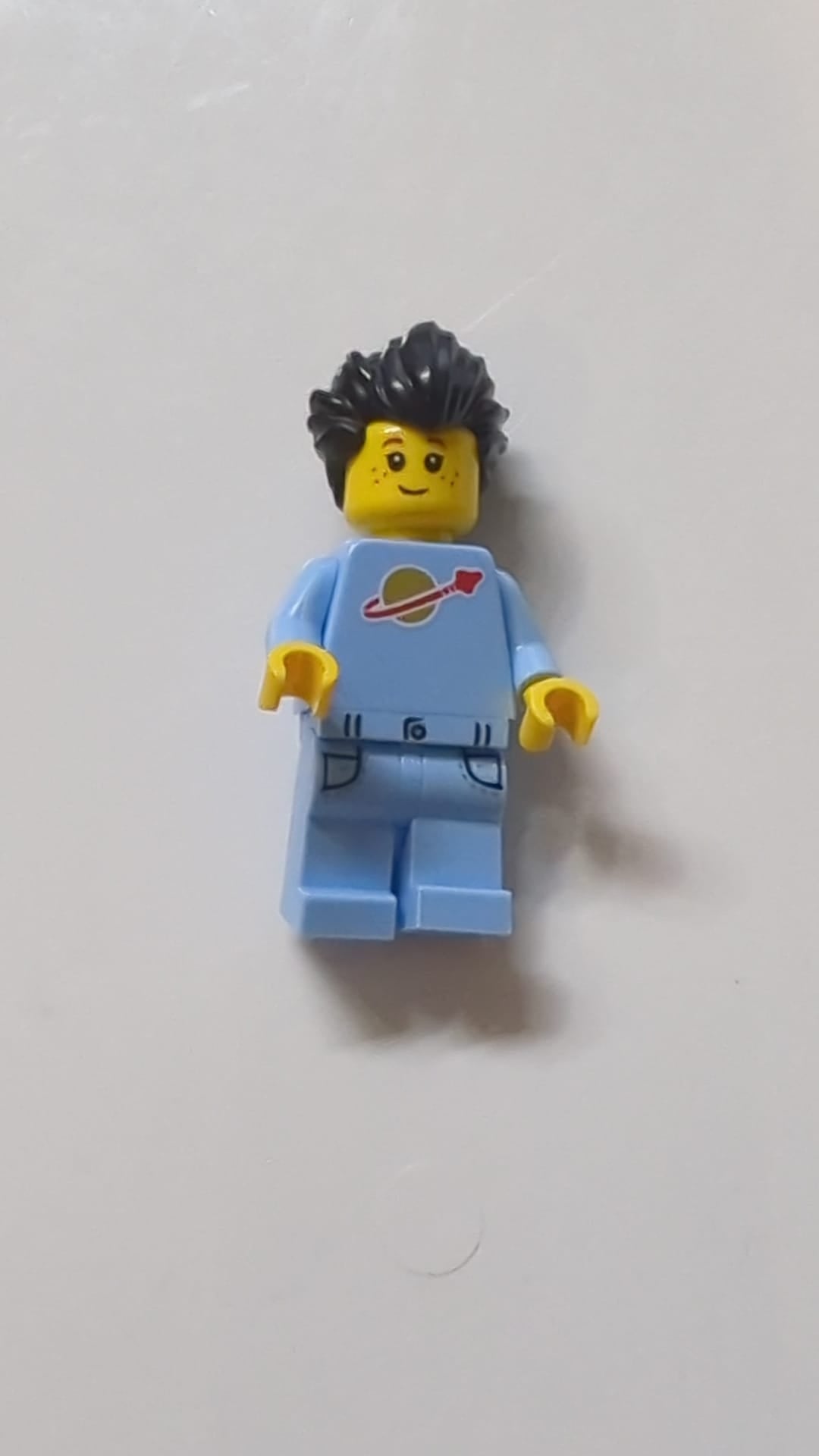 NEU Minifigur Lego Space, hellblau, stubbelig