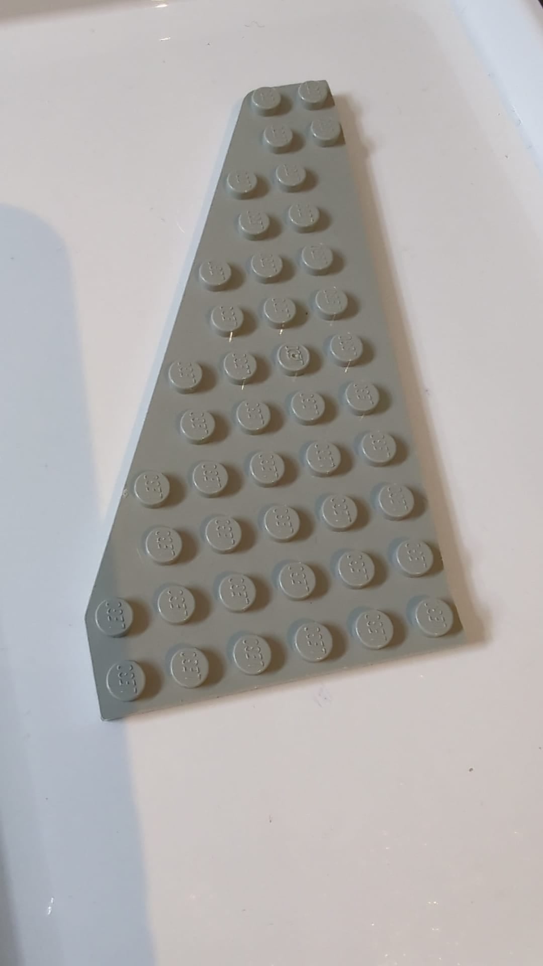 7x12 Flügelplatte Tragfläche rechts althellgrau