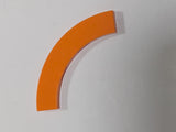 4x4 Fliese modifiziert Macaroni, Kurve breit orange