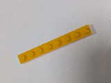 1x8 Platte hellorange