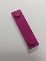 1x4 modifizierte Fliese mit Nut mit 2 Noppen außen magenta