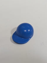 Mütze Basecap Schirmmütze kurz, gebogen blau