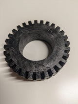 24x43 Technic-Reifen, Vollgummi schwarz
