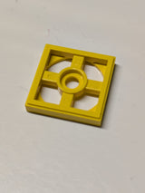 2x2 Drehteller Platte Unterseite gelb