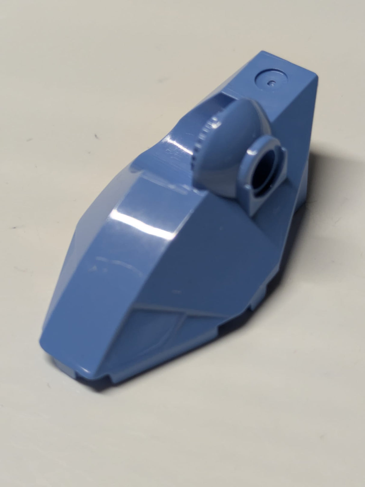 Großer Figurenfuß mit Rotationsgelenk, halbe vertikale Kugel mittelblau