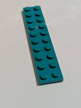2x10 Platte türkis