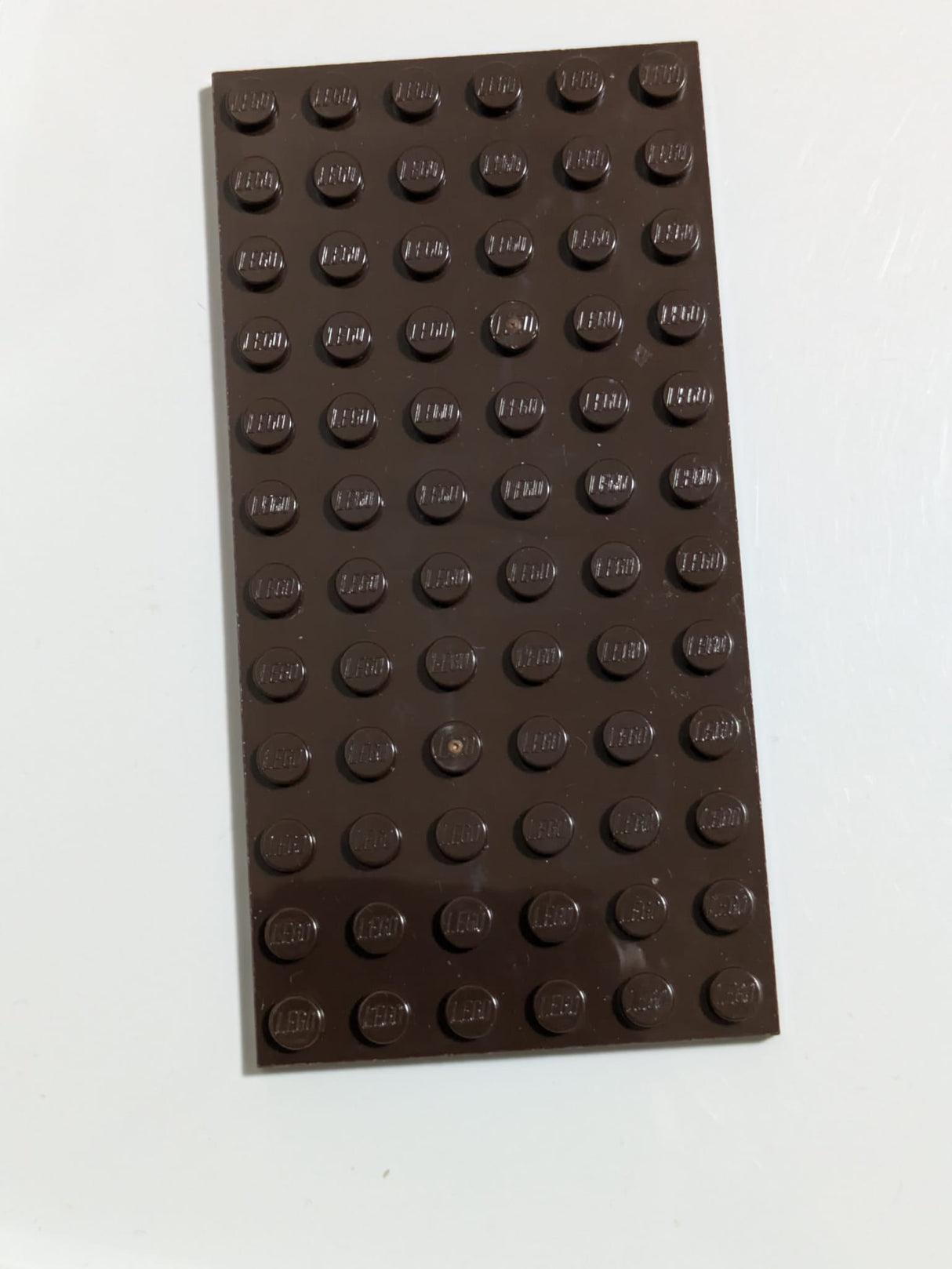 6x12 Platte dunkelbraun