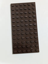 6x12 Platte dunkelbraun